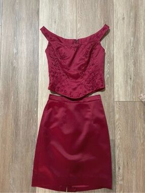 Formal Satin Dress 3 pc